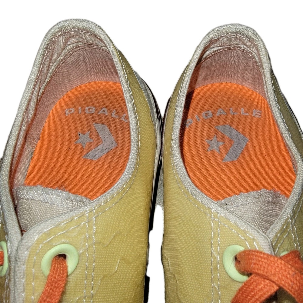 Converse x Pigalle Chuck Taylor All-Star 70s OX White/Lime Green/Cream Men's 9.5 - Picture 10 of 13
